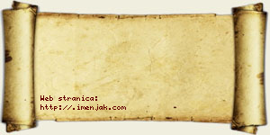 Isidora Jelovac vizit kartica